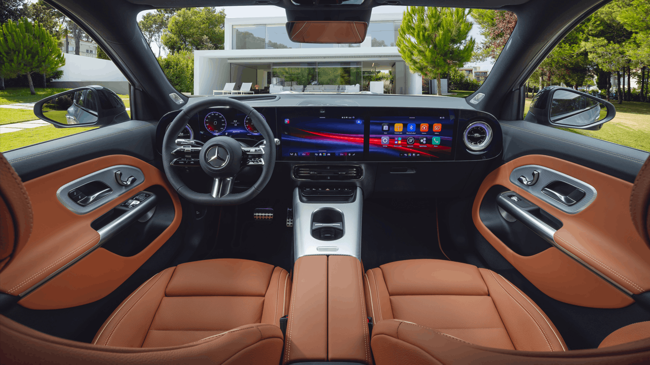 Habitacle avant du Mercedes GLB