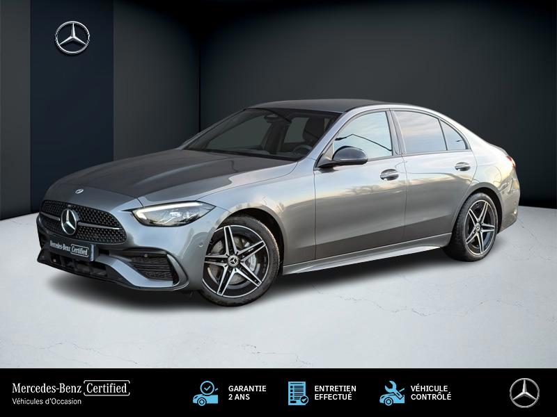 Photo Mercedes-Benz CLASSE C BERLINE 220 D Berline  AMG LINE SIEGES AVANTS CHAUFFANTS REGULATEUR DE VITESSE PROJECTEURS LED INTEGRATION S