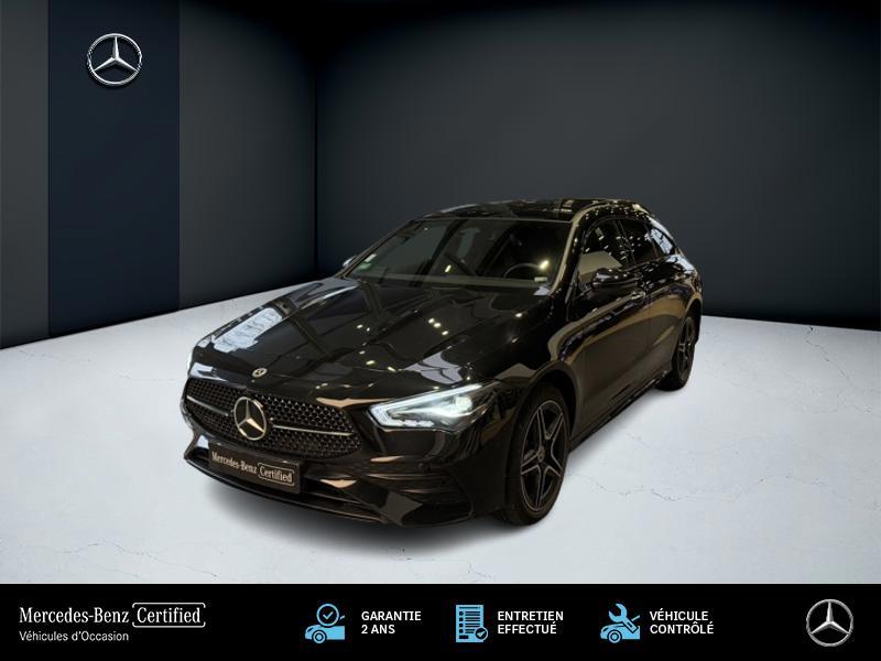 Photo Mercedes-Benz CLA SHOOTING BRAKE 250 e Hybrid EQ AMG Line  Toit Ouvrant Full Led Apple CarPlay Pack Black