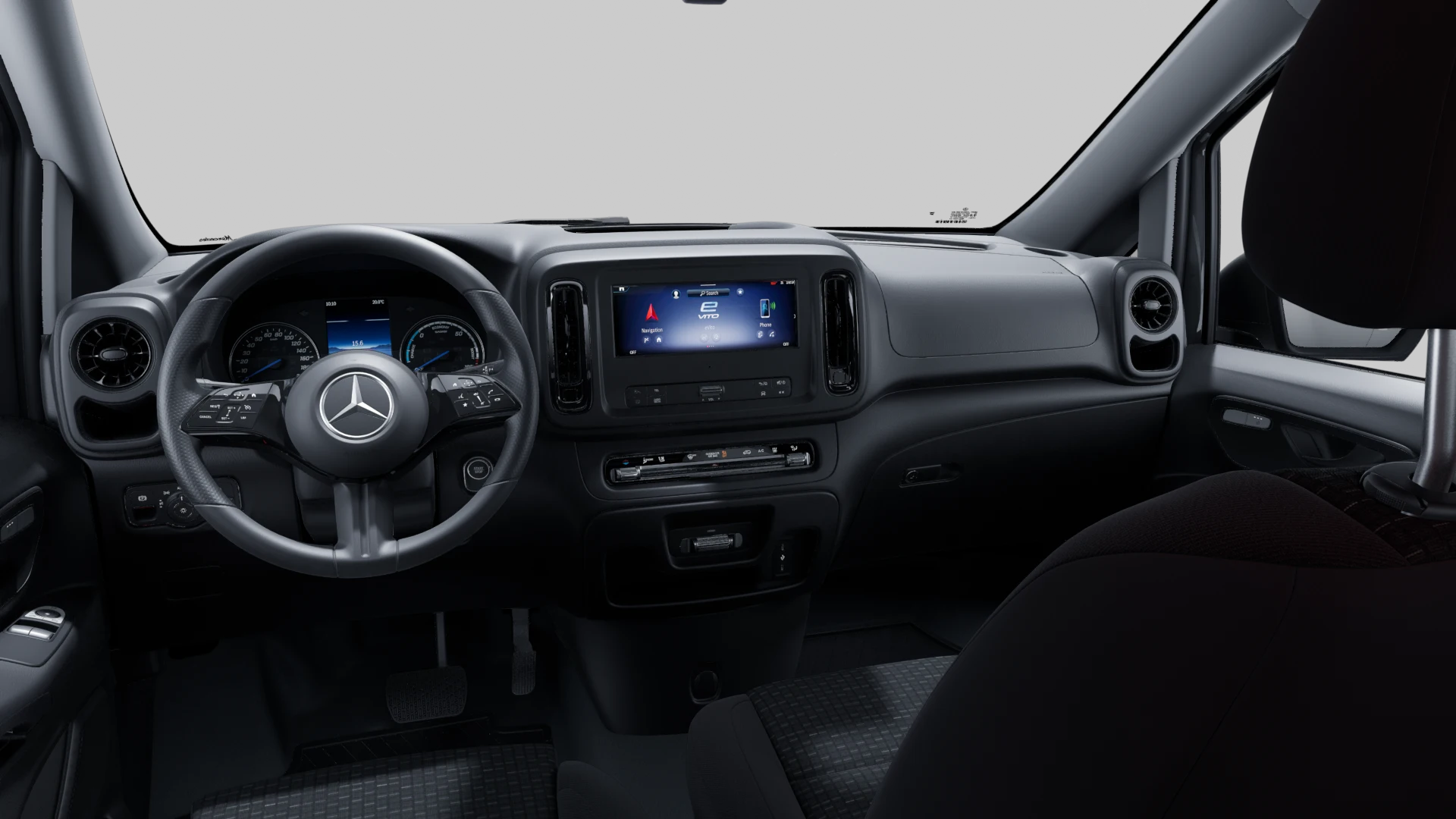 Image Mercedes-Benz VITO FOURGON e 112 Fourgon Long NEUF 116ch 39900€ 100% Electrique