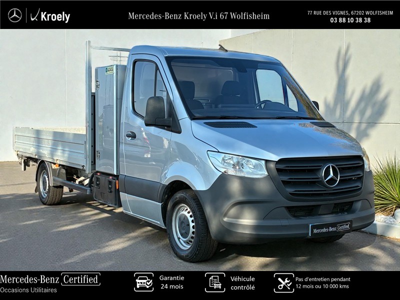 Photo Mercedes-Benz SPRINTER 314 CDI BVM Long plateau +coffre 32900€HT Garantie 24 mois Mercedes Certified
