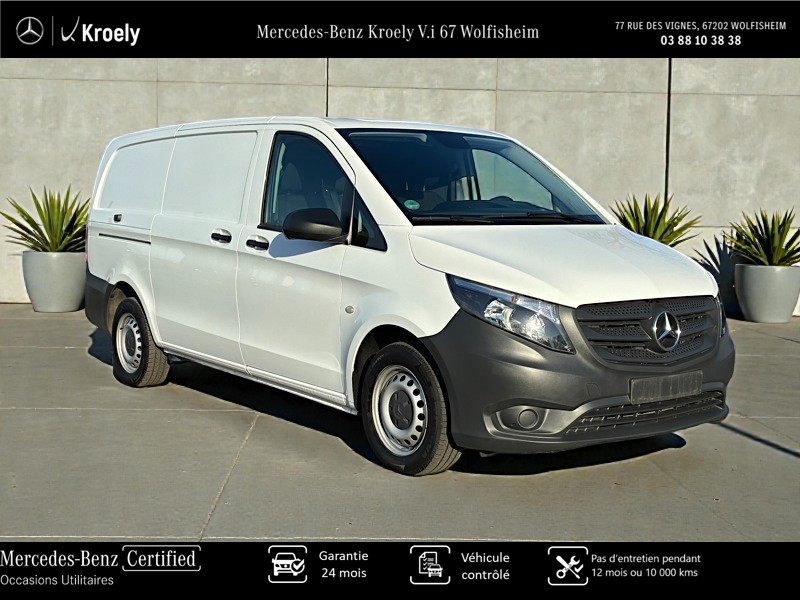 Photo Mercedes-Benz VITO FOURGON 114 CDI Fourgon Long BVA 136CH 29900euro HT Garantie 24 mois Mercedes Certified