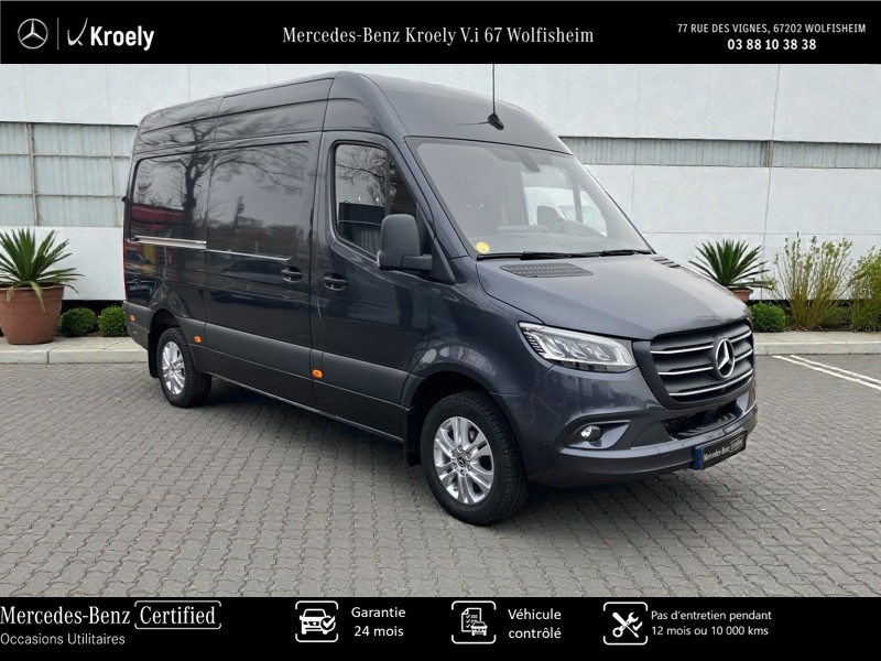Photo Mercedes-Benz SPRINTER FOURGON 319 CDI Fourgon V6 3.0L 190ch L2H2 12M3  49.900€ HT Garantie 24mois Mercedes-Benz