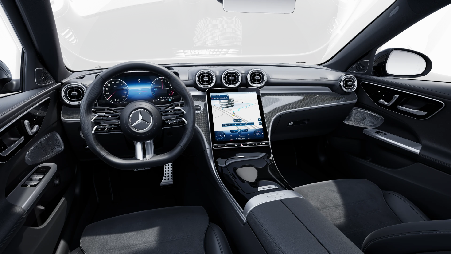 Image Mercedes-Benz CLASSE C BERLINE 300 d e Hybrid EQ AMG Line  