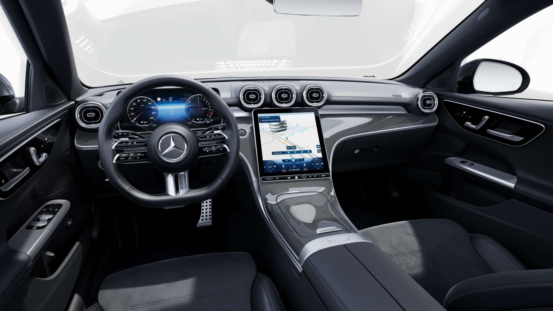 Image Mercedes-Benz CLASSE C BREAK Classe C 300 de Hybrid EQ Break AMG Line  2062 Classe C 300 d e Break AMG line