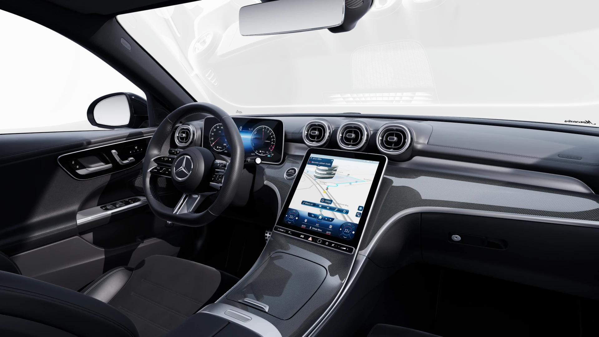 Image Mercedes-Benz CLASSE C BREAK Classe C 300 de Hybrid EQ Break AMG Line  2062 Classe C 300 d e Break AMG line