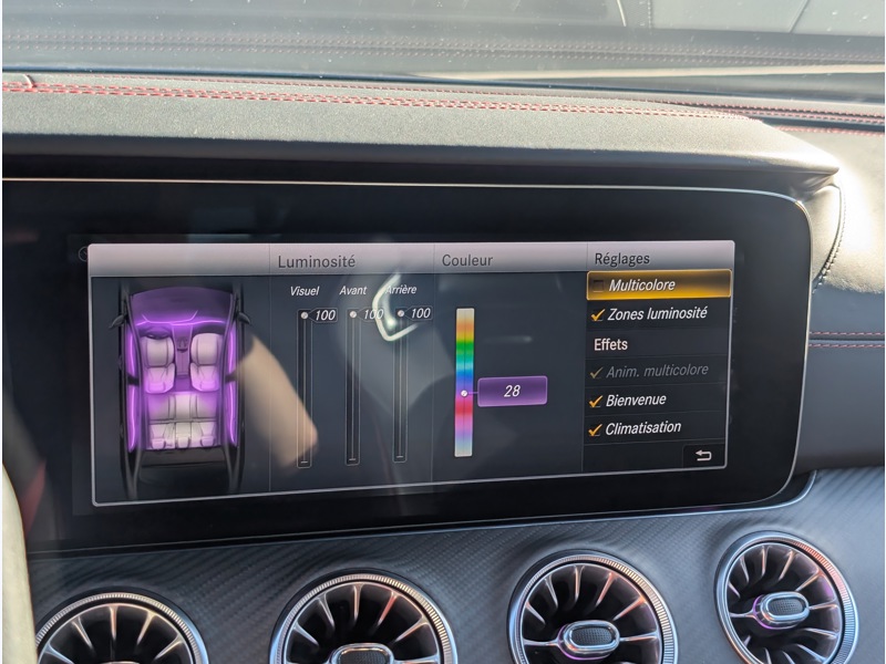 Image Mercedes-Benz AMG GT Mercedes- 63 S 4MATIC+ AMG SIEGES ELECTRIQUES MEMOIRES CHAUFFANTS DISTRONIC HARMAN KARDON AIRMATIC H