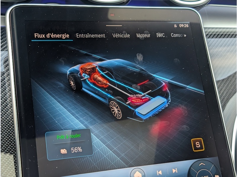 Image Mercedes-Benz CLASSE C BERLINE C 63 S E PERFORMANCE Berline AMG TO SIEGES ELECTRIQUES MEMOIRES CHAUFFANTS DISTRONIC CAMERA 360 HUD 