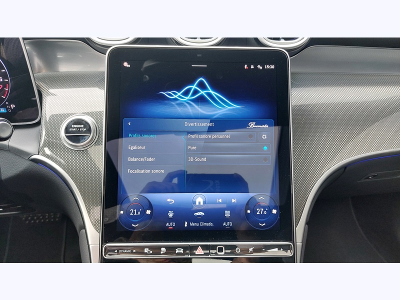 Image Mercedes-Benz GLC COUPÉ GLC 300 e Hybrid EQ AMG LINE Apple CarPlay Android Auto  Pack Sport Noir Sièges chauffants à l'arriè