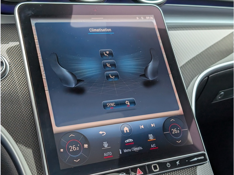 Image Mercedes-Benz CLASSE C BREAK Classe C 220 d Break AMG LINE TO SIEGES ELECTRIQUES MEMOIRES CHAUFFANTS CAMERA 360 INTEGRATION SMART