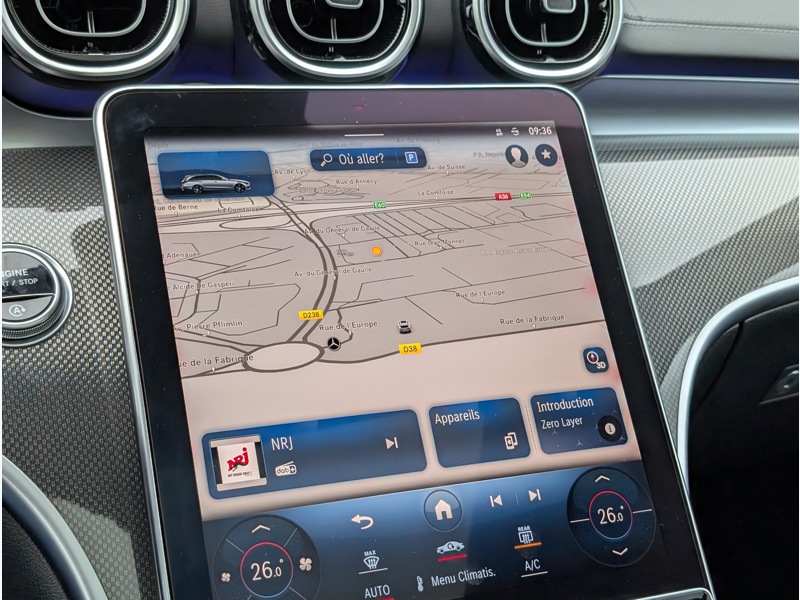 Image Mercedes-Benz CLASSE C BREAK Classe C 220 d Break AMG LINE TO SIEGES ELECTRIQUES MEMOIRES CHAUFFANTS CAMERA 360 INTEGRATION SMART