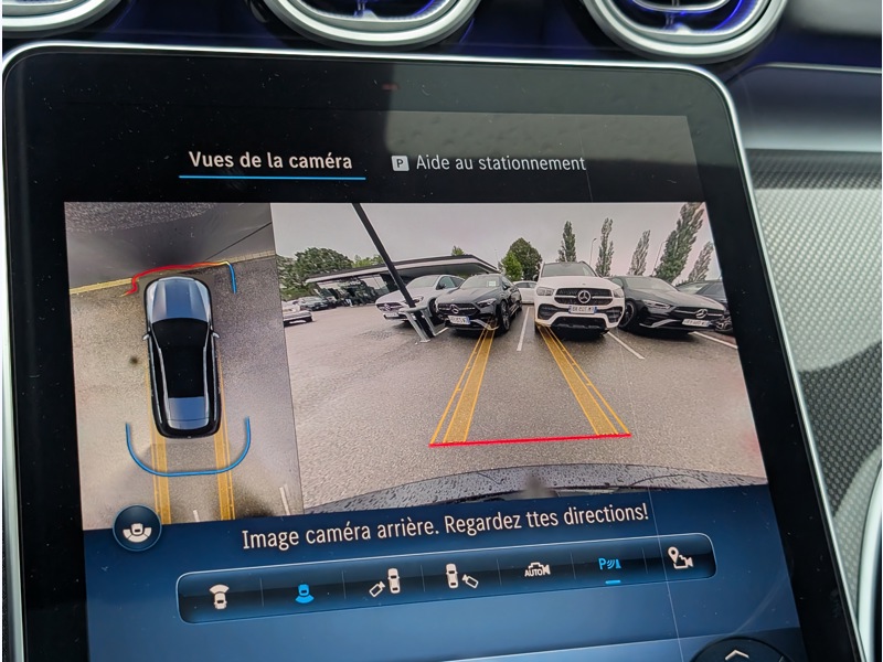 Image Mercedes-Benz CLASSE C BREAK 300 de Hybrid EQ Break AMG LINE TO SIEGES ELECTRIQUES MEMOIRES CHAUFFANTS BURMESTER CAMERA 360 HUD I
