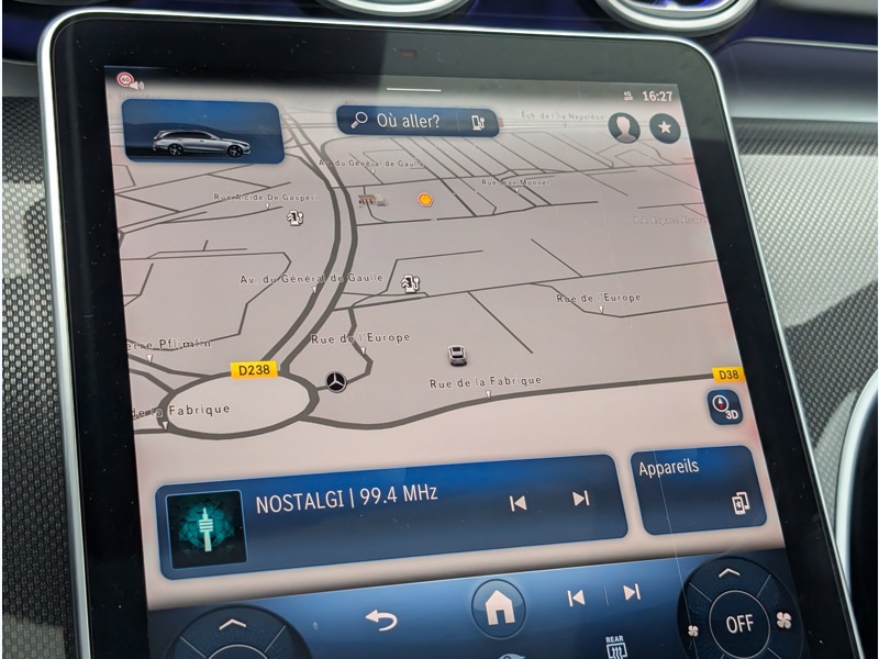 Image Mercedes-Benz CLASSE C BREAK 300 de Hybrid EQ Break AMG LINE TO SIEGES ELECTRIQUES MEMOIRES CHAUFFANTS BURMESTER CAMERA 360 HUD I