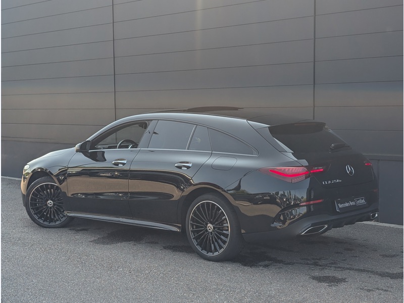 Image Mercedes-Benz CLA SHOOTING BRAKE 250 e AMG LINE INTEGRATION SMARTPHONE CAMERA 360 ANGLE MORT KEYLESS GO MULTIBEAM SIEGE ELECTRIQUE TO