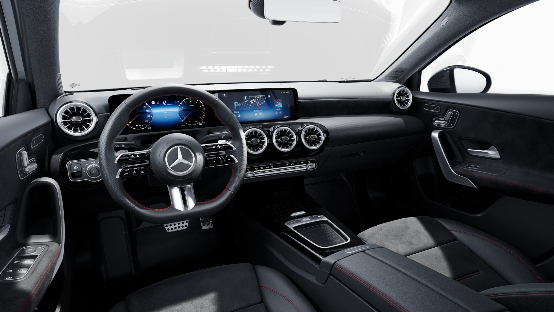 Image Mercedes-Benz CLASSE A 180 STAR EDITION AMG Line Pack Hiver Pack Sport Noir AMG Line Premium Plus