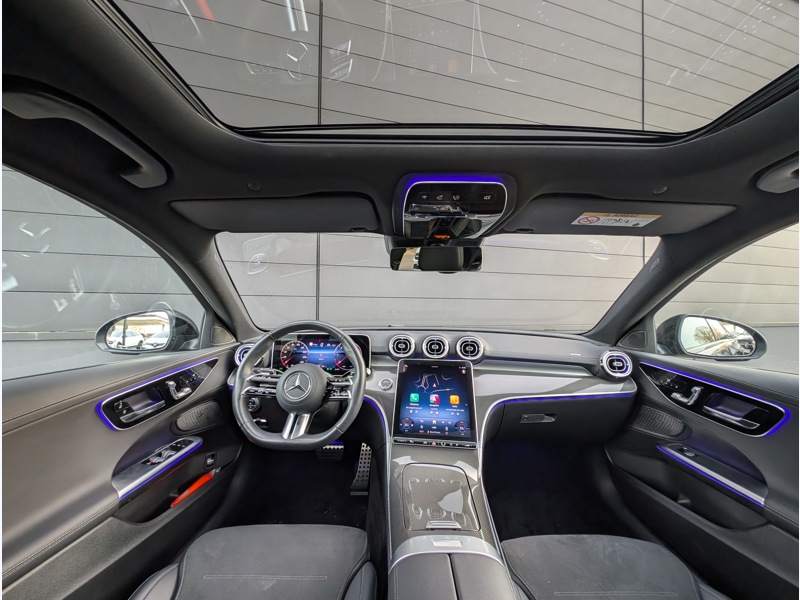 Image Mercedes-Benz CLASSE C BERLINE 220 d   AMG LINE TO SIEGES AVANT ELECTRIQUES MEMOIRES CHAUFFANTS INTEGRATION SMARTPHONE CAMERA DE RE