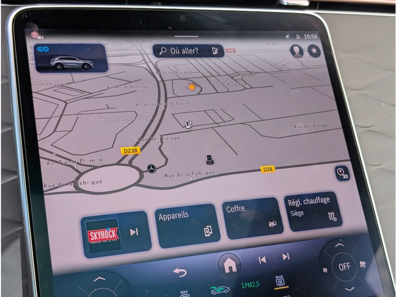 Image Mercedes-Benz EQE SUV EQE 500 4MATIC SUV AMG LINE TO SIEGES ELECTRIQUES MEMOIRES CHAUFFANTS VENTILES DISTRONIC CAMERA 360 