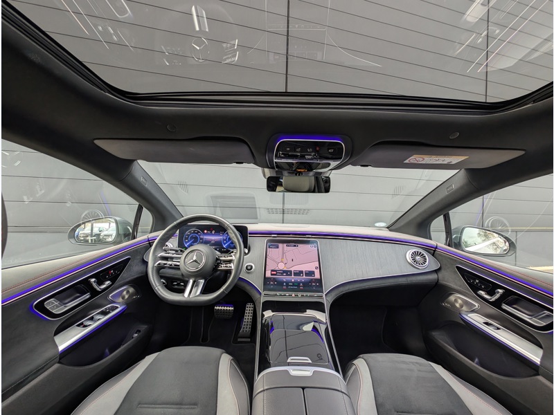 Image Mercedes-Benz EQE BERLINE 350+ AMG LINE TO SIEGES AVANT ELECTRIQUES MEMOIRES CHAUFFANTS INTEGRATION SMARTPHONE DISTRONIC PLUS 