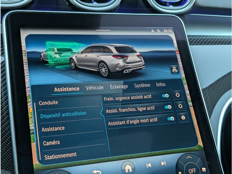 Image Mercedes-Benz CLASSE C Mercedes-AMG C 63 S E PERFORMANCE Break AMG TO SIEGES ELECTRIQUES MEMOIRES CHAUFFANTS BURMESTER CAME