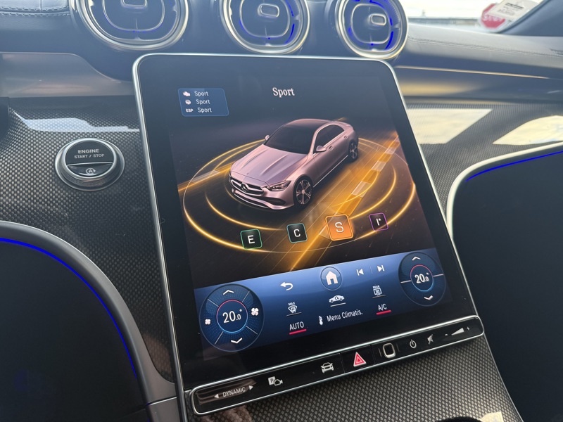 Image Mercedes-Benz CLASSE C BERLINE 220 d Berline AMG Line  Toit Ouvrant Full Led Apple CarPlay Pack Black 