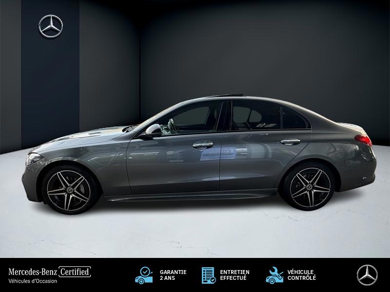 Image Mercedes-Benz CLASSE C BERLINE 220 d Berline AMG Line  Toit Ouvrant Full Led Apple CarPlay Pack Black 