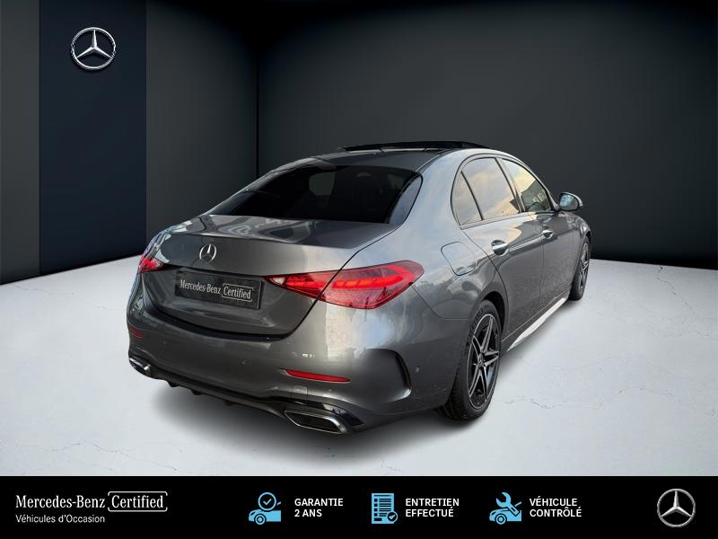 Image Mercedes-Benz CLASSE C BERLINE 220 d Berline AMG Line  Toit Ouvrant Full Led Apple CarPlay Pack Black 