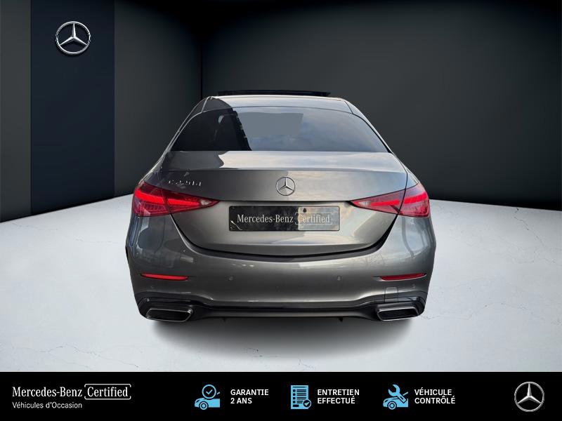 Image Mercedes-Benz CLASSE C BERLINE 220 d Berline AMG Line  Toit Ouvrant Full Led Apple CarPlay Pack Black 