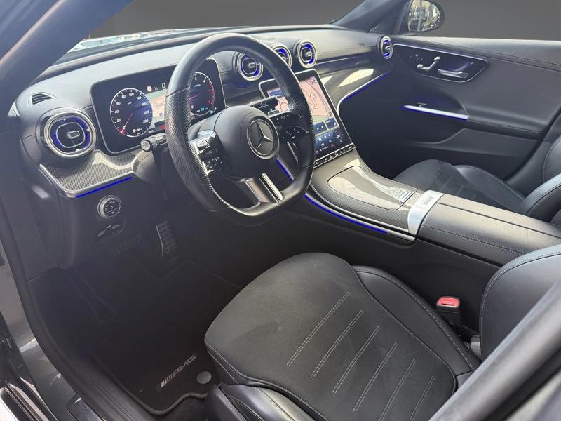 Image Mercedes-Benz CLASSE C BERLINE 220 d Berline AMG Line  Toit Ouvrant Full Led Apple CarPlay Pack Black 