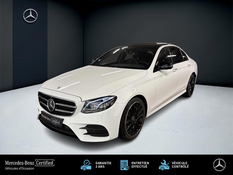 Photo Mercedes-Benz CLASSE E BERLINE Classe E 220 d AMG Line Berline  Toit Ouvrant Pack Black Full Led Apple CarPlay 