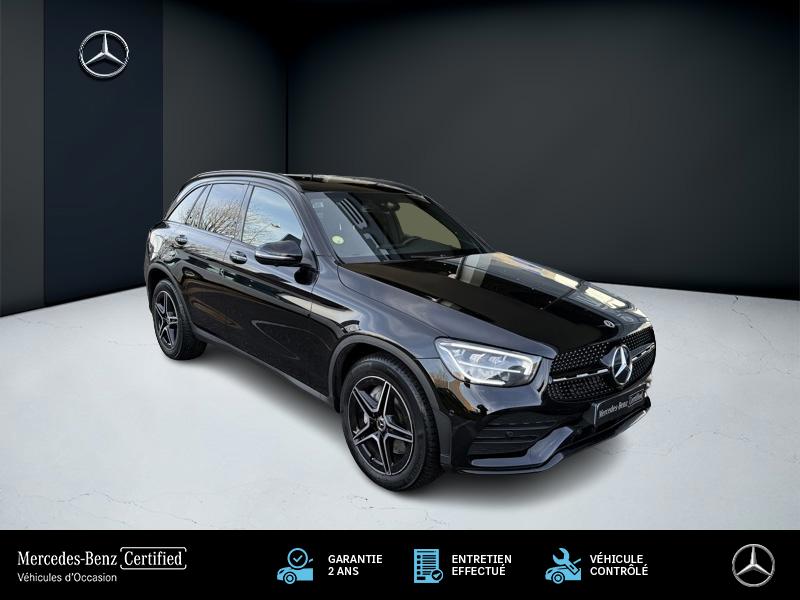 Image Mercedes-Benz GLC SUV 220 d 4MATIC SUV AMG Line  Toit Ouvrant Full Led Apple CarPlay Pack Black