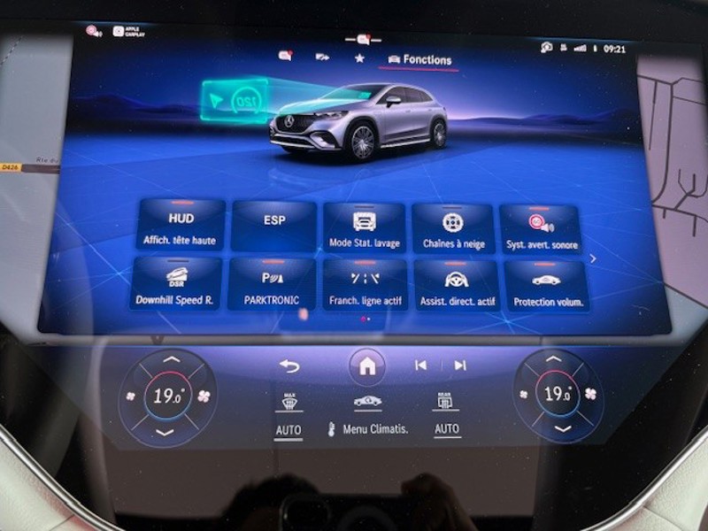 Image Mercedes-Benz EQE SUV 500 4MATIC SUV Electric Art Digital light TO GPS Carplay Caméra 360 Burmester HUD Sièges cuir élec c