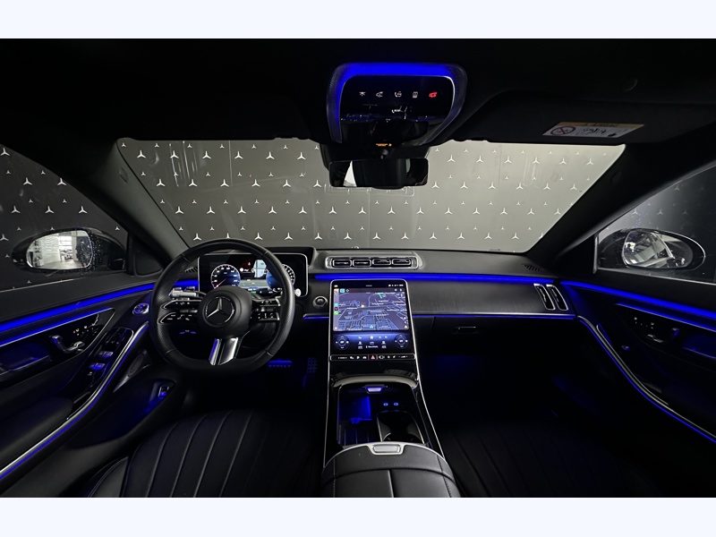 Image Mercedes-Benz CLASSE S 580 e Limousine AMG Line Digital light TO GPS Carplay Caméra 360 Burmester Sièges cuir élec chauff/v