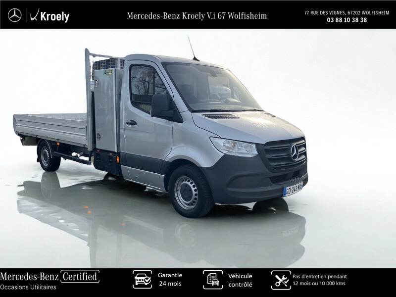 Photo Mercedes-Benz SPRINTER FG 314 CDI Long plateau +coffre 31.890euro HT Garantie 24Mois Mercedes-Benz