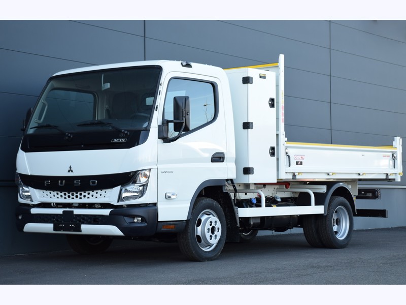 Mitsubishi FUSO CANTER NEUF 3C15M28 Benne  + Coffre /  145ch - BVA  - 42 300€ HT