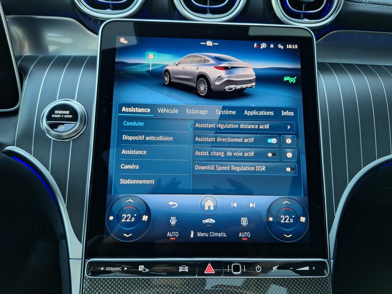 Image Mercedes-Benz GLC COUPÉ GLC 220 d 4MATIC Coupé AMG Line  2543 GLC Coupé 220 d 4MATIC