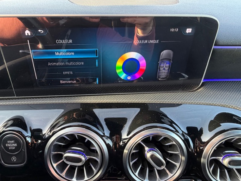 Image Mercedes-Benz CLASSE A A 220 d Berline AMG Line 2.0 190 8G-DCT  Sieges av chauffants Eclairage ambiance Réalité augmentée K