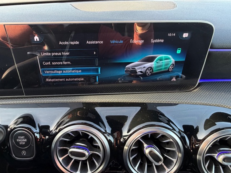 Image Mercedes-Benz CLASSE A A 220 d Berline AMG Line 2.0 190 8G-DCT  Sieges av chauffants Eclairage ambiance Réalité augmentée K