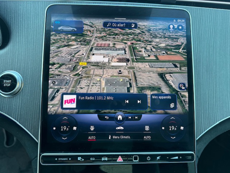 Image Mercedes-Benz EQE AMG LINE 350 292 ch Roues ar directrices, Pack premium plus, Affichage tête haute, Assistance condui