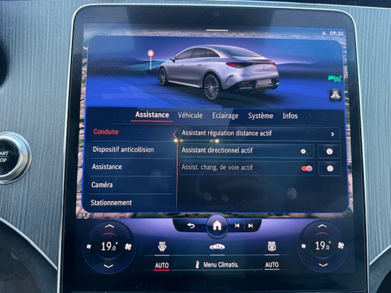 Image Mercedes-Benz EQE AMG LINE 350 292 ch Roues ar directrices, Pack premium plus, Affichage tête haute, Assistance condui