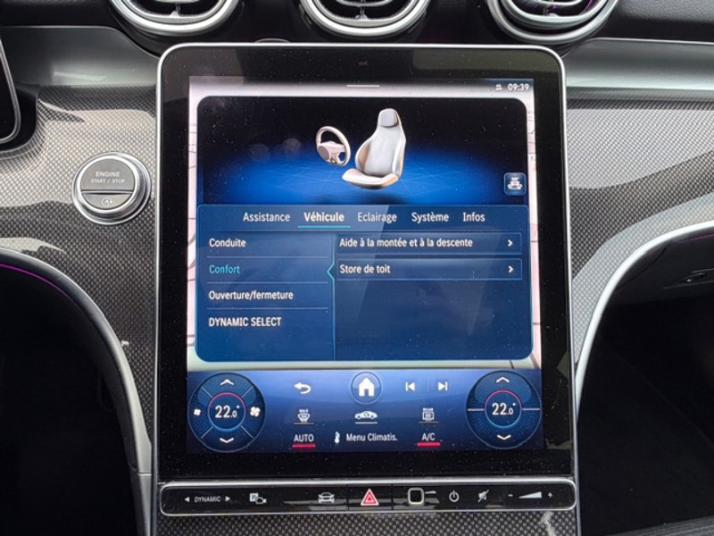 Image Mercedes-Benz CLASSE C BERLINE Classe C 220 d Business Line 2.0 190 9G-DCT Toit ouvrant Digital light Carplay Angle mort Distronic 