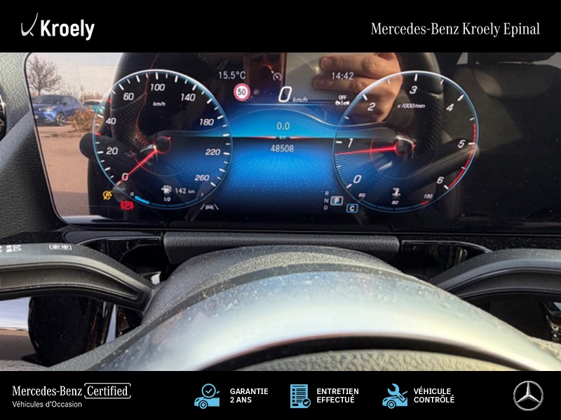 Image Mercedes-Benz CLASSE B 180 d AMG Line Edition 2.0 116 8G-DCT Cam recul Pack sport black PARKTRONIC Hayon auto Keyless go Si