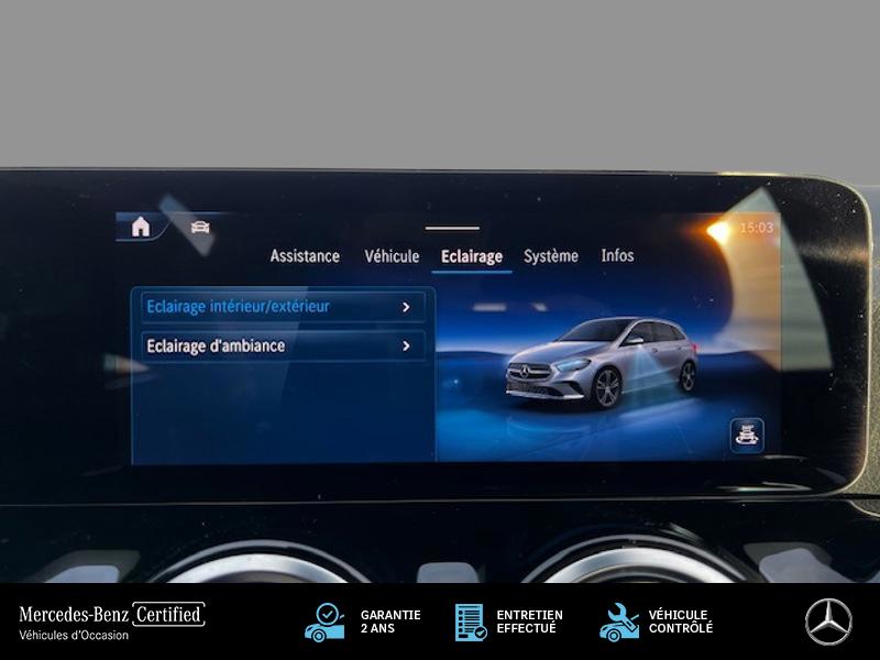 Image Mercedes-Benz CLASSE B 180 d AMG Line 2.0 116 8G-DCT Hands free access Hayon auto Eclairage ambiance Recharge sans fil Cam 